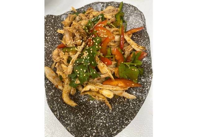 C1. Hand Pulled Braised Chicken 椒麻手撕鸡